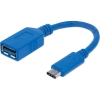 Scheda Tecnica: Manhattan Cavo Superspeed USB3.0 female USB3.1 C male - 15cm Blu