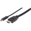 Scheda Tecnica: Manhattan Cavo ADAttatore USB-c HDMI 1m Nero - 