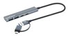 Scheda Tecnica: Manhattan HUB - 2 Porte USB-a + 2 Porte USB-c USB 3.2 Gen 1