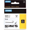 Scheda Tecnica: Dymo Rhino Tape Vinyl 12mm/5.5m Rhino Tape Vinyl 12mm/5.5m - Black On White