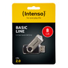 Scheda Tecnica: Intenso Basic Line - 8GB, USB 2.0, Black / Silver