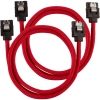 Scheda Tecnica: Corsair Premium Sleeved SATA-Cable - 60cm Red