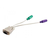 Scheda Tecnica: Honeywell mouse THOR VX9 CABLE D9 TO DUAL PS2 MINI-DIN KBD - ADAPTER