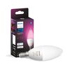 Scheda Tecnica: Philips Hue White And Colour Ambiance Lampadina LED Forma: - B39 E14 4 W (equivalente 25 W) Classe G 16 Milioni Di Color