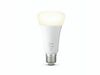 Scheda Tecnica: Philips Hue White Lampadina LED Forma: A67 E27 15.5 W - (equivalente 100 W) Classe F Luce Bianca Morbida 2700 K