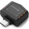 Scheda Tecnica: Sharkoon Mobile DAC PD USB-C, 16 - 250 , 100 mW, 100 dB - 24 Bit/96 kHz, 3.5 mm TRRS, 31 x 27 x 11 mm, 6 g