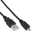 Scheda Tecnica: InLine Cavo Micro USB 2.0, Type Male Type Micro-b - M, Nero, 1,5m