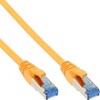 Scheda Tecnica: InLine LAN Cable Cat.6a S/FTP (pimf) - 500MHz, Guaina Halogenfree, Cu (100% Rame), Giallo, 2m