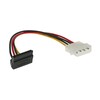 Scheda Tecnica: InLine Cavo SATA Alimentazione Da 4pin Male 5,25" - (alim.) 15pin Power SATA F (HDD), 90i Valto