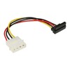 Scheda Tecnica: InLine Cavo SATA Alimentazione Da 4pin Male 5,25" - (alim.) 15pin Power SATA F (HDD), 90i Vbasso