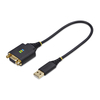 Scheda Tecnica: StarTech .com Cavo Adattatore USB a Seriale Null - Modem da 30 cm, Convertitore USB-A/DB9 RS232 COM Retention