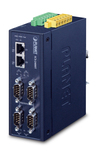 Scheda Tecnica: PLANET Ip40 Industrial 4-port Rs232/rs422/rs485 Serial - Device Server (2 X 10/100tx, 40~75 Degrees C, 15kv Isolat