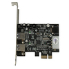 Scheda Tecnica: StarTech ADAttatore Scheda Superspeed USB 3.0 Con 2 - Porte Pci Express (PCIe) Con Uasp Alimentazione Lp4 ADAttat