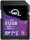 Scheda Tecnica: OWC Atlas Ultra Sdxc V90 Uhs-ii Memory Card 512GB - 