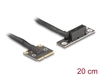 Scheda Tecnica: Delock Adapter Mini PCIe Male To PCIe 3.0 X1 Female 90 - Angled With Cable 20 Cm