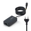 Scheda Tecnica: StarTech .com Adattatore Di Alimentazione USB C With 1.5m - Tethered USB C Cable 110 240 V C.a. V 65 Watt Nero