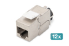 Scheda Tecnica: DIGITUS 12x Cat 6a Keystone Modu Too Free Connection - 