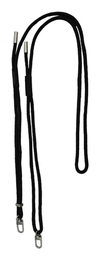 Scheda Tecnica: Mobilis Adjustabe anyard - Black - 2 Attachment Points 2 - Soft O-rings
