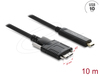 Scheda Tecnica: Delock Active Optica Cable USB 10GBps USB Type-c Mae To - Type Micro-b Mae With Screws 10 M