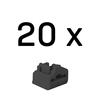 Scheda Tecnica: Lindy Port Bocker RJ45 - 20 Pezzi, Nero