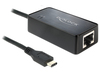 Scheda Tecnica: Delock ADApter Superspeed USB (USB 3.1 Gen 1) With USB - Type-c Male > Gigabit LAN 10/100/1000 Mbps
