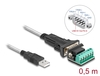 Scheda Tecnica: Delock ADApter USB 2.0 Type-a To 1 X Serial Rs-422/485 Male - With 6 Pin Terminal Block 5 V 0.5 M