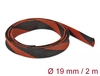 Scheda Tecnica: Delock Braided Sleeve Stretchable - 2 M X 19 Mm Black-red