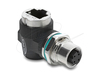 Scheda Tecnica: Delock M12 Adapter D-coded - 4 Pin Female To RJ45 Jack For Built-in Round 90- Angled