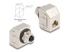 Scheda Tecnica: Delock M12 ADApter X-coded - 8 Pin Female To RJ45 Jack Cat.6a STP Metal