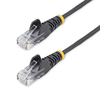 Scheda Tecnica: StarTech LAN Cable ANTIGROVIGLIO SLIM RJ45 DA 2M - NERO - 