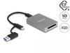 Scheda Tecnica: Delock USB Type-c Card Reader In Aluminium Enclosure For - Cfexpress Or Xqd Memory Cards