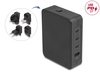 Scheda Tecnica: Delock USB Gan Charger 3 X USB Type-c Pd 3.1 And 1 X USB - Type-a With 145 W Including Power Adapter For Eu / Us / Uk