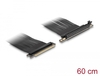 Scheda Tecnica: Delock Riser Card Pci Express X16 Male To X16 Slot 90- - Angled With Cable 60 Cm