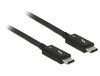 Scheda Tecnica: Delock Thunderbolt 3 (20GB/s) USB-c Cable Male > Male - Passive 1.5 M 5 Black