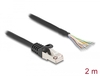 Scheda Tecnica: Delock Cable Rj50 Male To Open Wire Ends S/FTP - 2 M Black