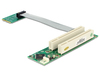 Scheda Tecnica: Delock Riser Card Mini Pci Express > 2 X Pci With Flexible - Cable 13 Cm Left Insertion