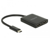 Scheda Tecnica: Delock USB Type-c Splitter - (dp Alt Mode) > 2 X HDMI Out 4k 30 Hz
