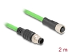 Scheda Tecnica: Delock M12 Cable -coded 8 Pin Male - To Female Pur (tpu) 2 M