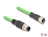 Scheda Tecnica: Delock M12 Cable -coded 8 Pin Male - To Female Pur (tpu) 5 M