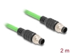 Scheda Tecnica: Delock M12 Cable -coded 8 Pin Male To Male Pur (tpu) - 2 M