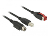 Scheda Tecnica: Delock PoweredUSB Cable Male 24 V > USB Type-b Male + - Hosiden Mini-din 3 Pin Male 5 M-for Pos Printers And Termin