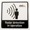Scheda Tecnica: Axis RADAr Detection Sticker En 10pcs - 
