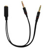 Scheda Tecnica: LINK ADAttatore Audio Cuffie E Microfono Su Smartphone - Connettori 1 Femmina 3,5mm - 2 Maschio 3,5mm