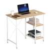 Scheda Tecnica: Techly Scrivania Per Computer In Metallo Con Ripiani Rovere - Chiaro E Bianco