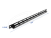 Scheda Tecnica: Delock 19" 0.5u L-shaped Panel 22 Mm With Cable Tie - Fastening Black