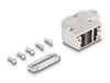 Scheda Tecnica: Delock D-sub Housing For 9 Pin Male / Female - With Metal Bracket 90- Angled