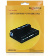 Scheda Tecnica: Delock USB 3.0 Card Reader All In 1 + 3 Port USB 3.0 Hub - 