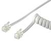 Scheda Tecnica: Goobay Cavo Telefonico Spiralato Per Cornetta 2mt Rj10 4p4c - Bianco