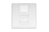 Scheda Tecnica: DIGITUS 45x45mm Face Plate For Trunking Label Field F - Dn-93802-5/white