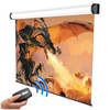 Scheda Tecnica: Sopar Schermo Proiezione Elettrico "amalfi" 240x240cm Tela - Bianco Con Radiocomando Rf Integrato